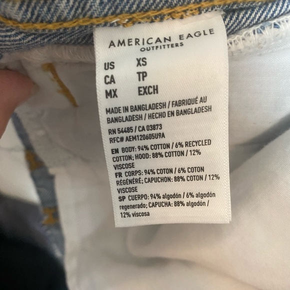 American Eagle Outfitters Light Blue Denim Jacket - Picture 4 of 5